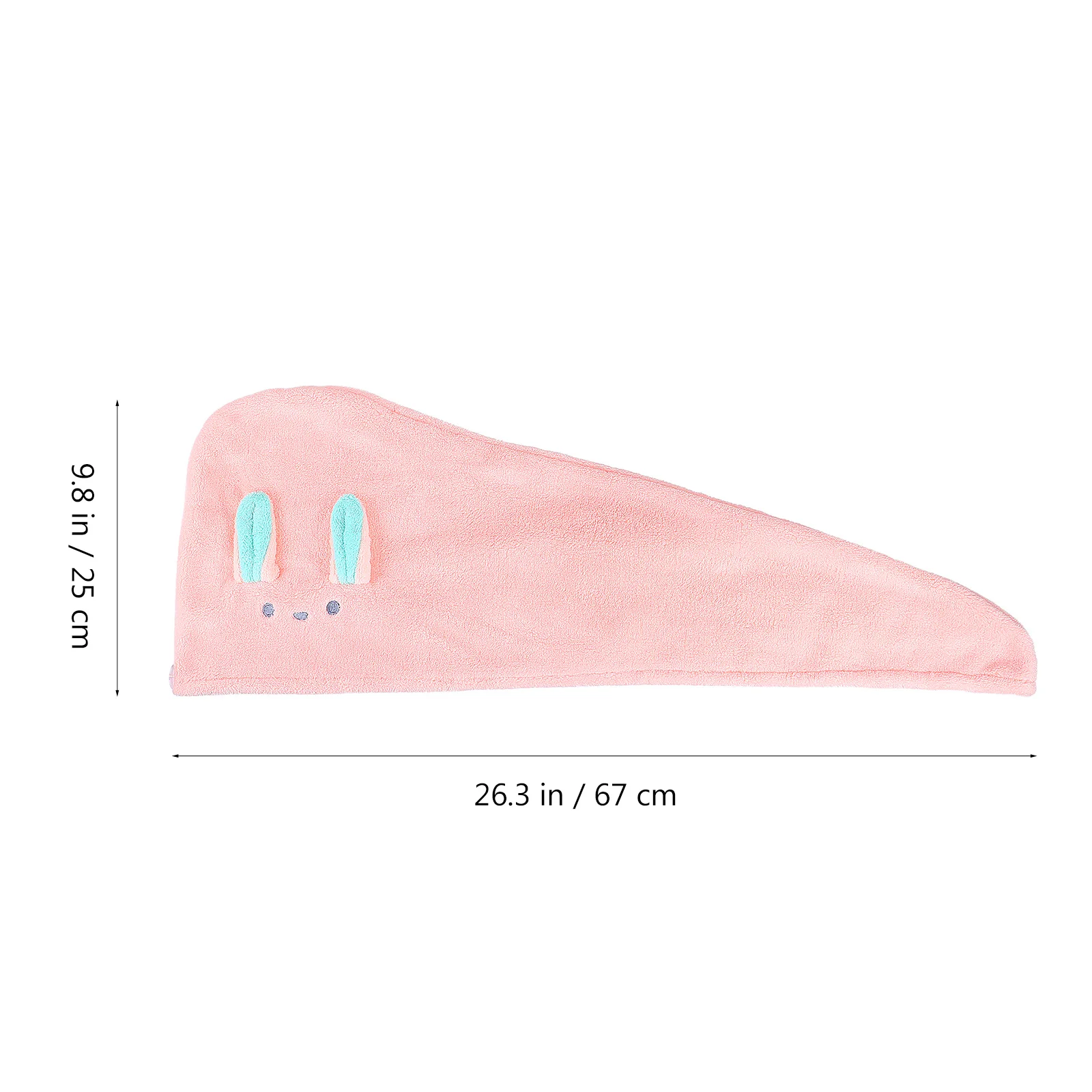 

Cartoon Rabbit Ears Absorbent Hair Drying Hat Cotton Shower Bathing Supplies Protect Hair Prevent Damage Shower Hat
