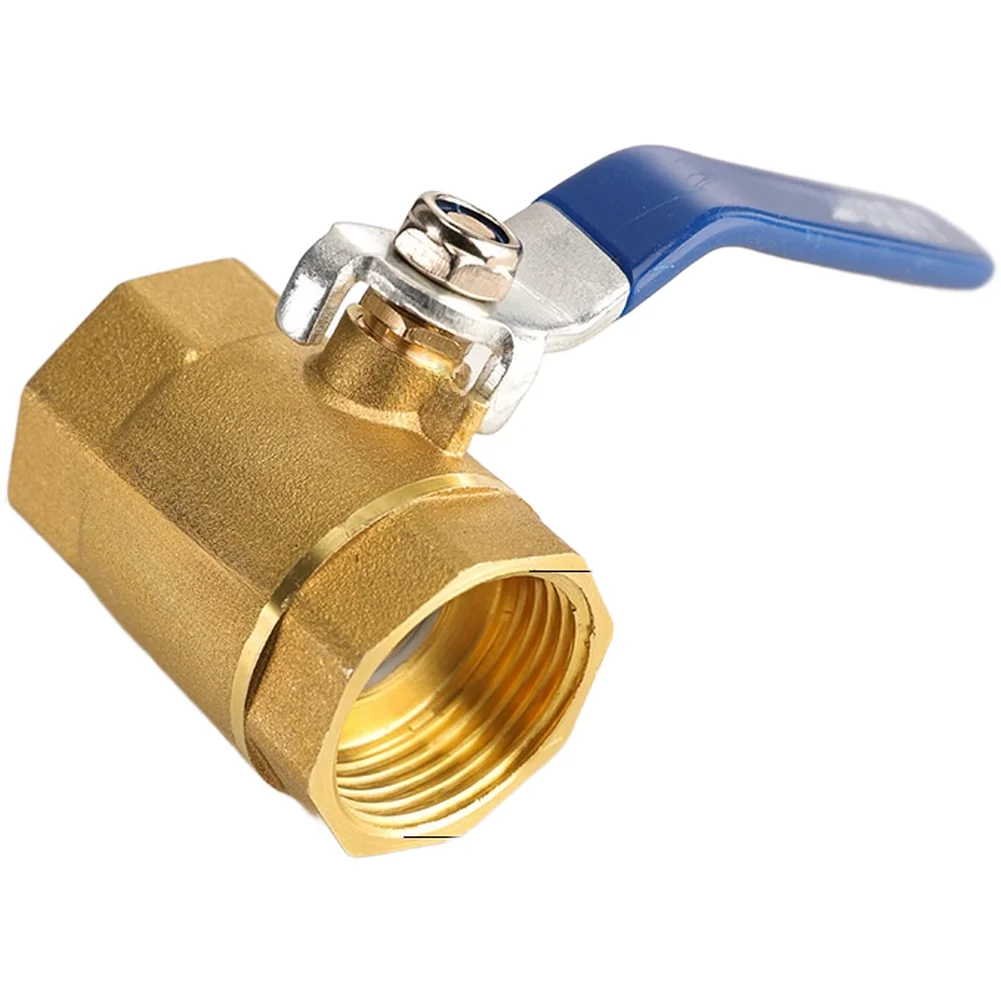 Brass Ball Valve with Double Internal Thread Design Full Bore Valve for Secure Water and Air Flow Control Full Stop