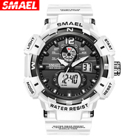 SAMEL Top Luxury Brand Military Men's Watches Waterproof Sports Wristwatch LED Quartz Clock Male Watch 8045 Relogio Masculino