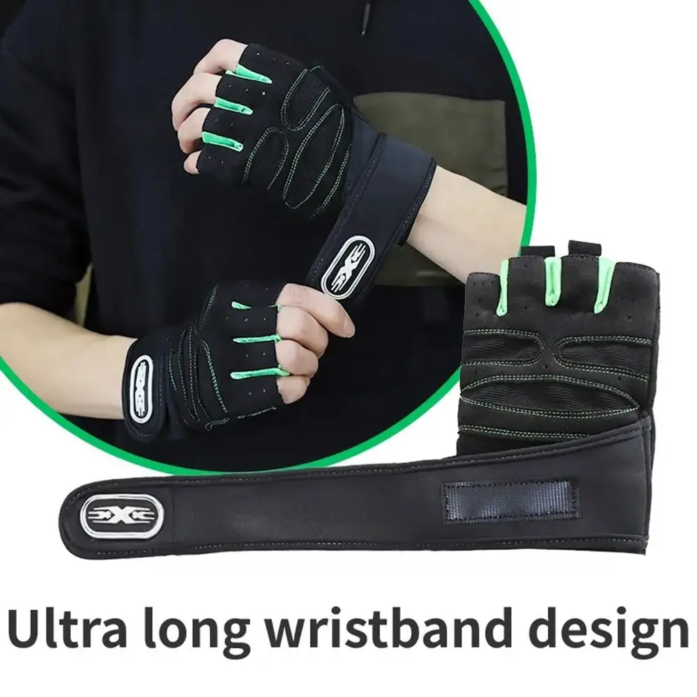 

High Quality Bodybuilding Workout Fitness Gloves Non-slip Gym Training Fishing Gloves WristProtector Ridding Gloves Men Women