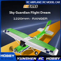 Fms 1220mm Guardian V2 Three Color Coating Novice Training Aircraft Single Wing Rc Plane Assembly Fixed Wing Model