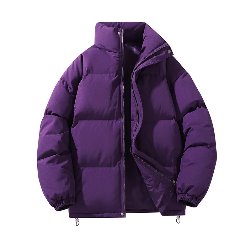 Nova moda masculina inverno gola para baixo jaquetas quentes parkas masculino casual mais grosso casacos de inverno homem fino ajuste jaquetas curtas 3xl