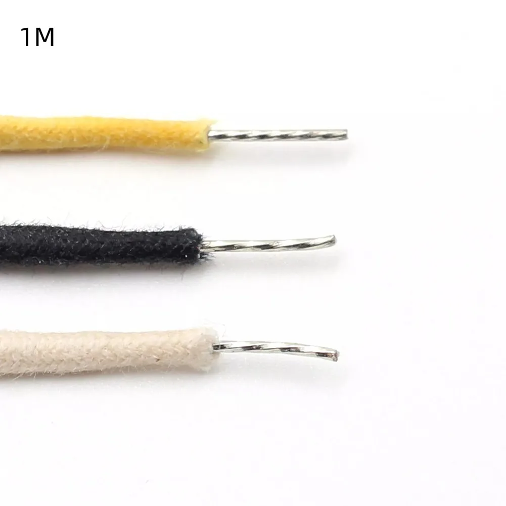 1M Guitar Cable Pre-tinned Guitar Wire Customization Cable With Hot Ground Connections For Electric Bass Guitar Wiring Soldering