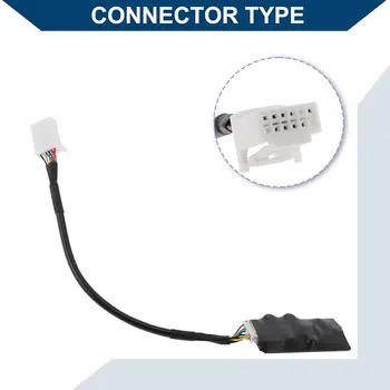 Adaptér do auta Bluetooth AUX s mikrofonem a handsfree pro Toyota RAV4, bezdrátový hudební disk Bluetooth, podpora ovládání na volantu 10 nejlepší prodej adaptér pro ovládání na volantu Toyota - №2