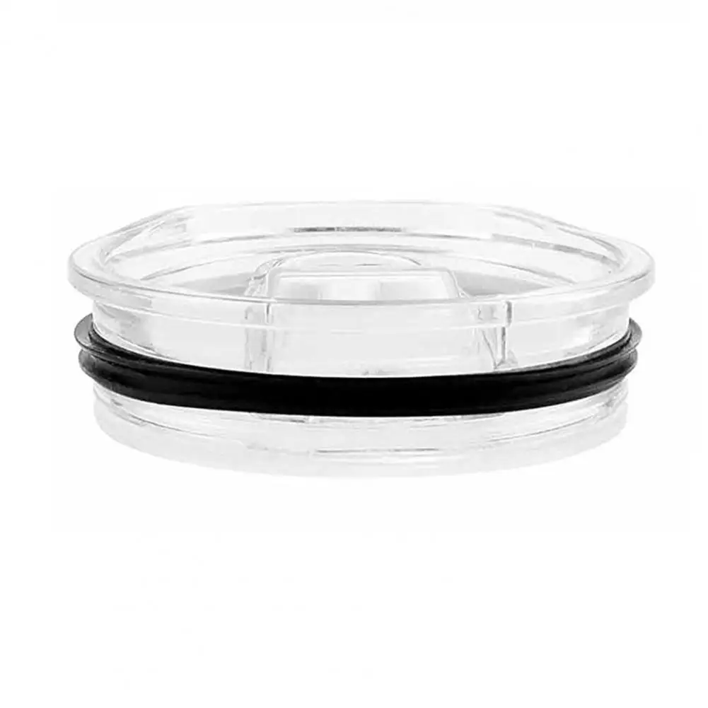 20oz Cup Cover Skinny Tumbler Lid Round Straight Cup Lid Straw Hole Sealing BPA Free Cup Lid Transparent Straw Hole Tumbler Lids