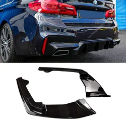 Diffusore Splitter posteriore per BMW G30 520i 520d 530i 540i 550i M Pack Double-Sided Single-Exit Mod M5 paraurti Spoiler Lip 2017-2023