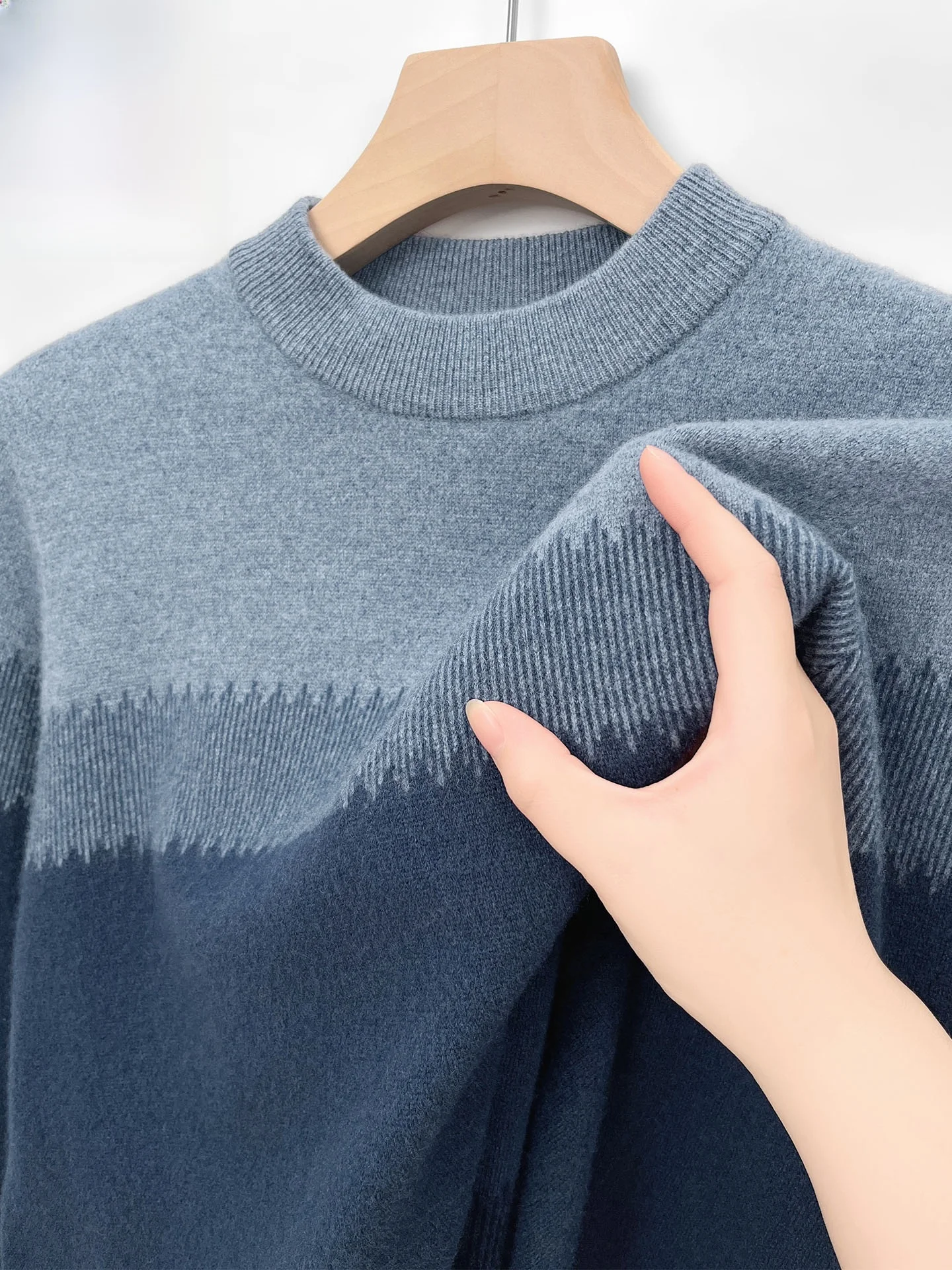 

TUCANO 00 Мужской теплый свитер из чистой шерсти с высоким воротником, новинка зимы, модный городской деловой стиль