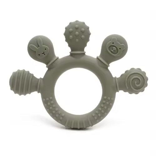 erduo Silicone Baby teether anxiety teething toys 0 12 months chew beads sensory gum relief soother - Image 12