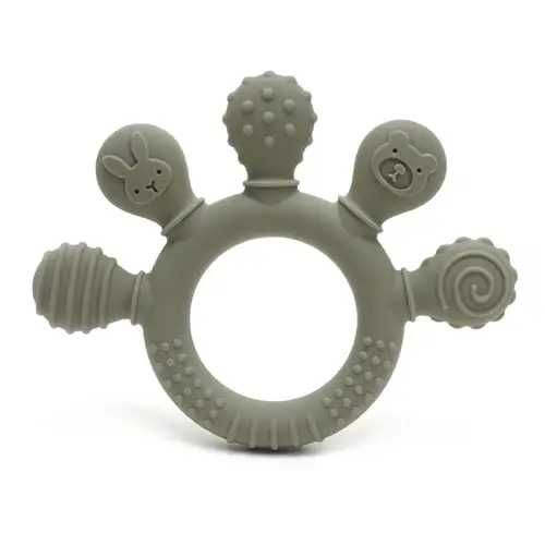 erduo Silicone Baby teether anxiety teething toys 0 12 months chew beads sensory gum relief soother - Image 12