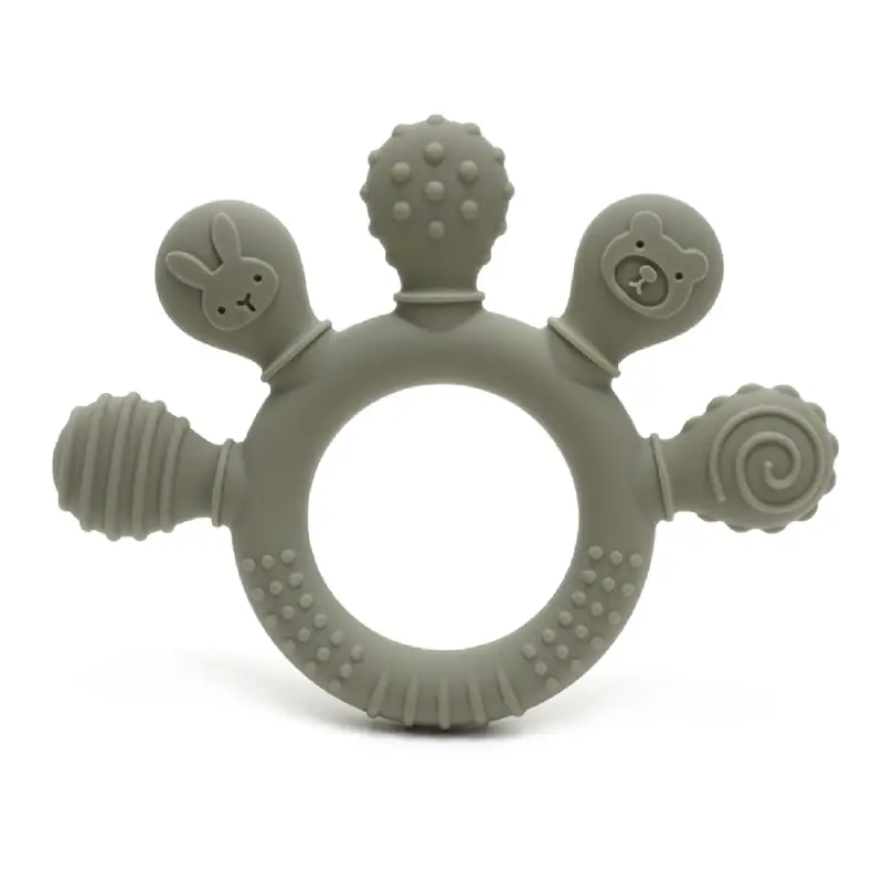 erduo Silicone Baby teether anxiety teething toys 0 12 months chew beads sensory gum relief soother - Image 12