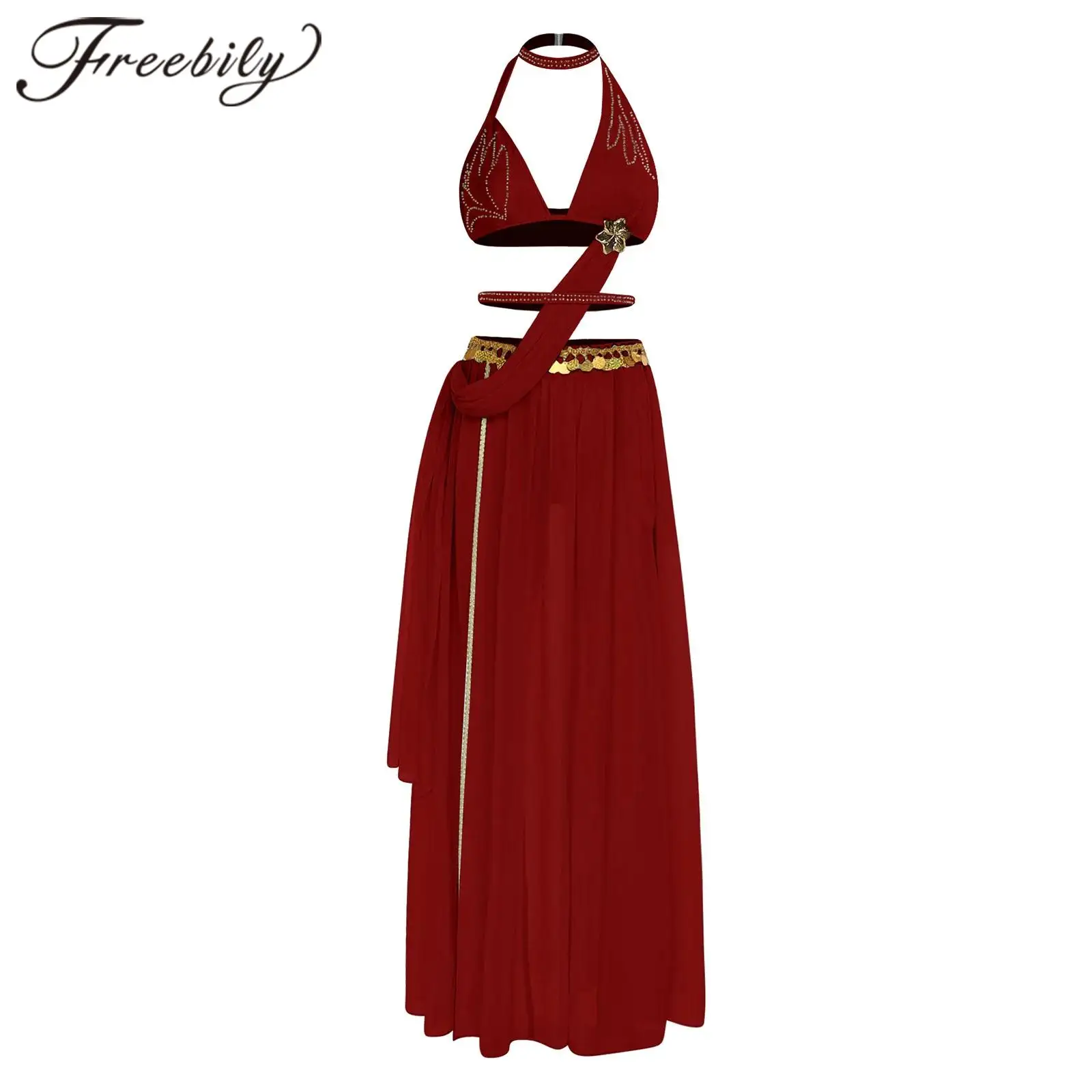 

Женский костюм для египетского танца живота, арабское платье для взрослых, женский наряд для арабских вечеринок, танцевальный костюм для танца живота из шифона