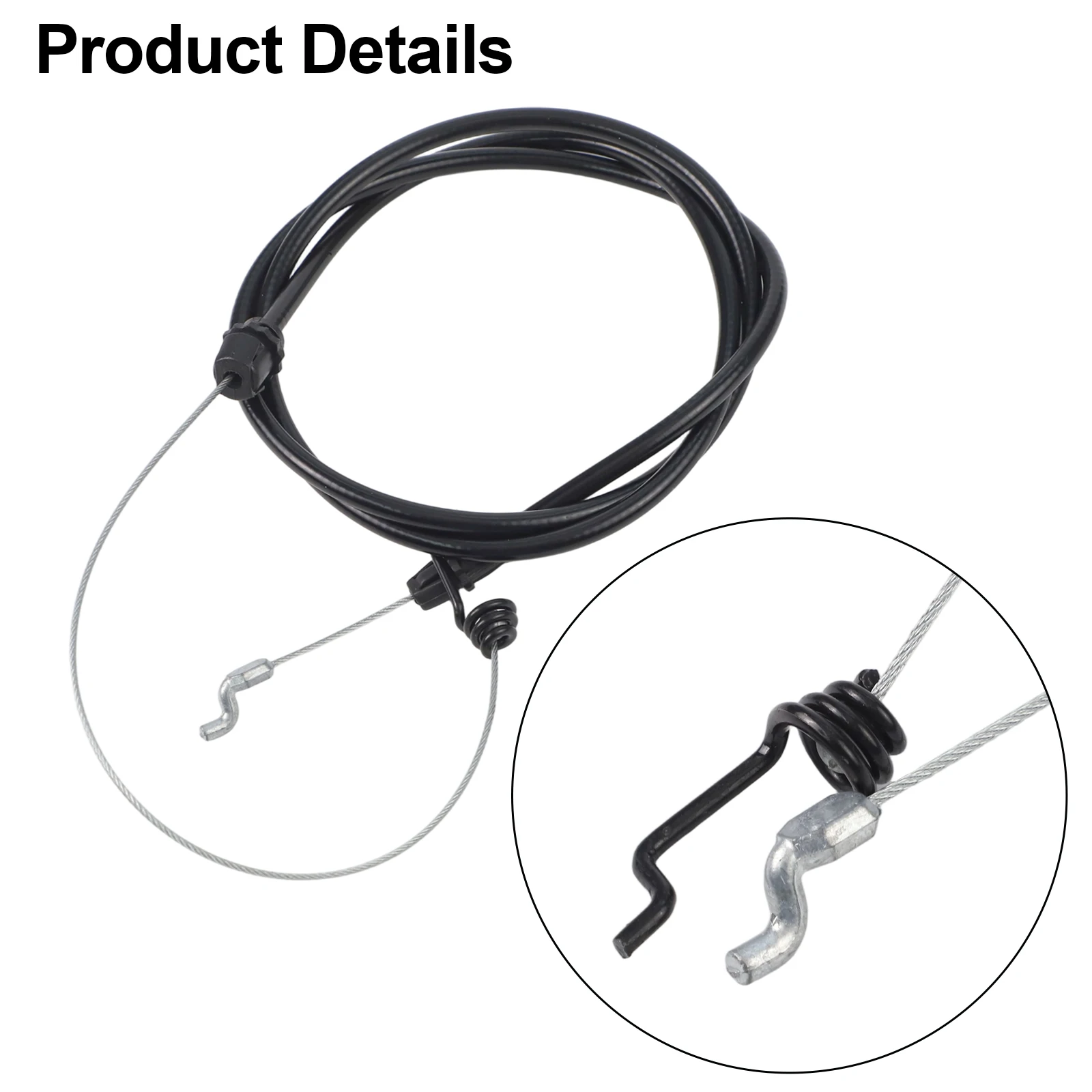 Câble d'entraînement de Conduit de 42 pouces, Construction en caoutchouc naturel, Compatible avec les composants automobiles d'entraînement de câble de tondeuse à gazon