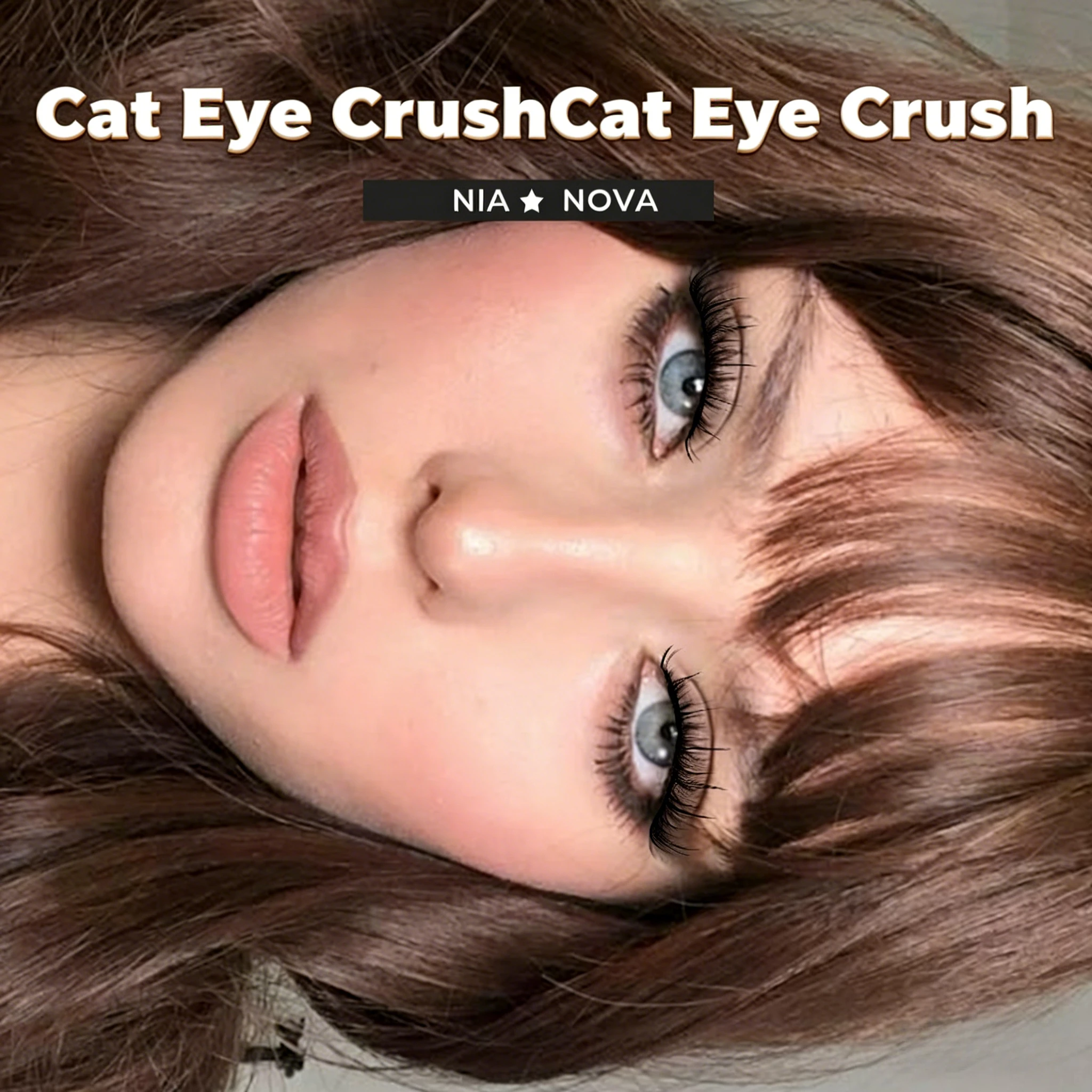 캣아이 속눈썹 자연스러운 긴 인조 속눈썹 코스프레 메이크업 크로스 스트립 속눈썹 수제 만화 속눈썹 랜덤 배포