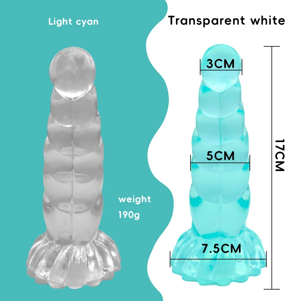 Soft Anal Plug Dildos Penis Butt Plug Prostate Massage Cock Vaginal G-Spot Stimulation Adult Sex Toy for Men Women Couple - view 2