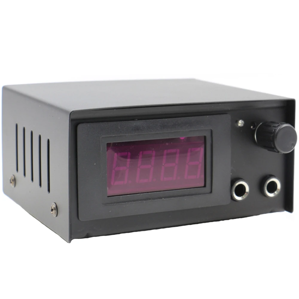 

Professional Tattoo Power Supply Hot Sale Digital LCD Display Power Box for Tattoo Pen Accessories Tattoo Machine Gun Supplies