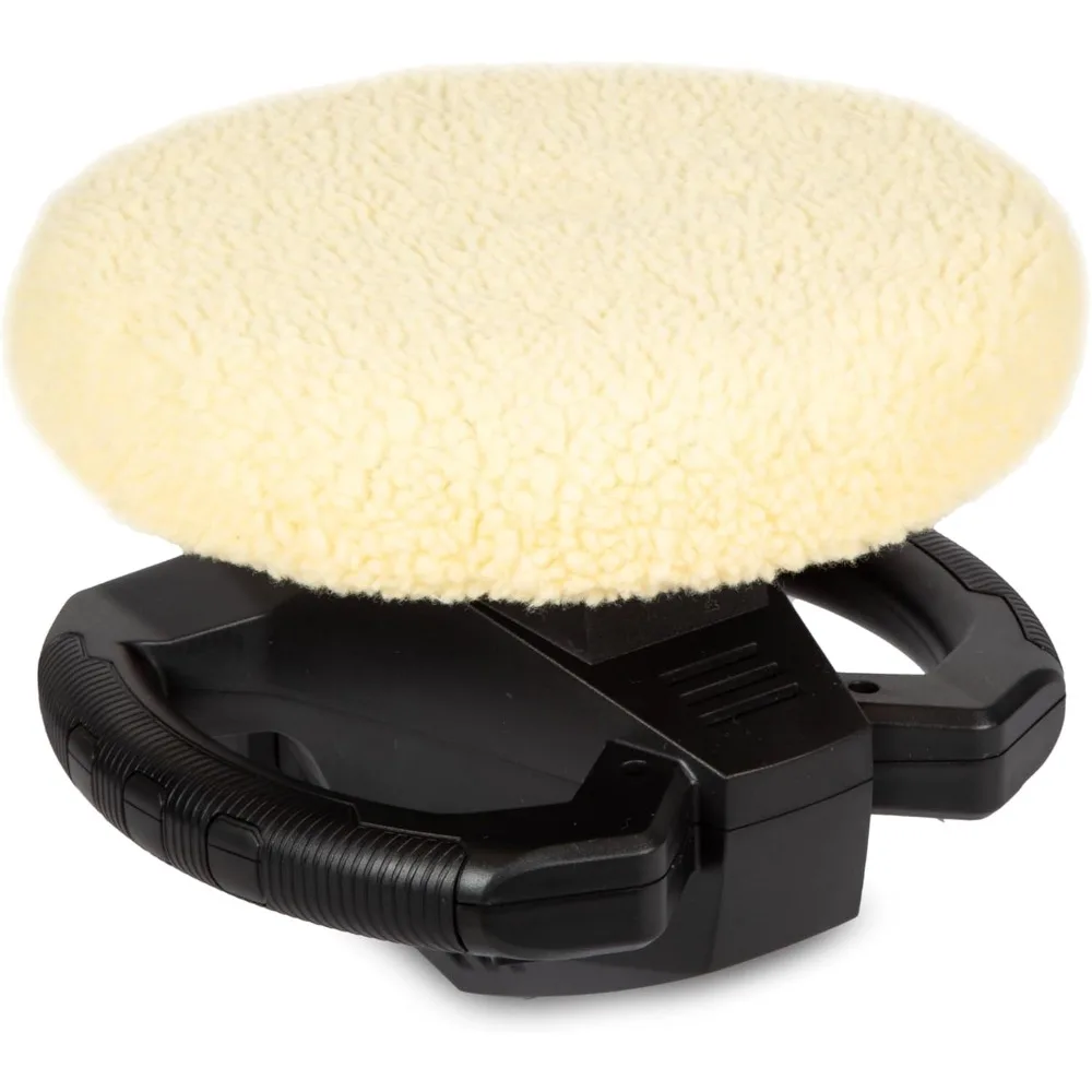 Kit lucidatrice e ceratrice orbitale wireless da 10 pollici con batteria da 2 Ah, caricabatterie e cofani