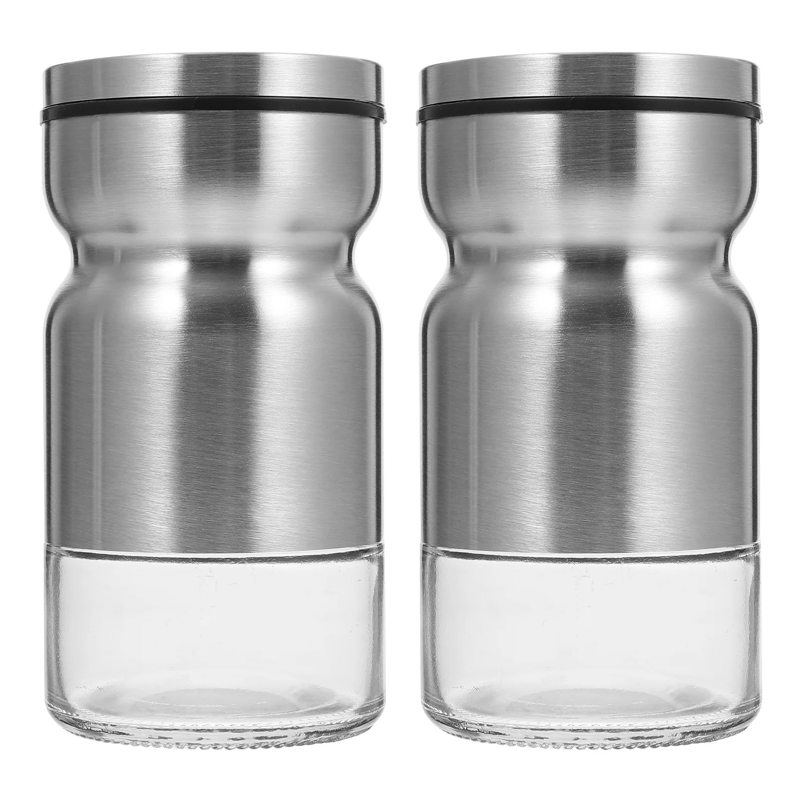 

2 Pcs Kitchen Spice Jars Bottle Spices Container Bottles Seasoning Containers Stainless
