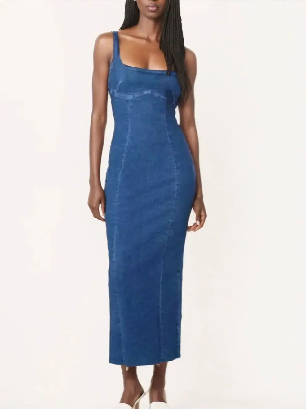 navy blue chevron maxi dress Reversible Chevron Maxi Dress