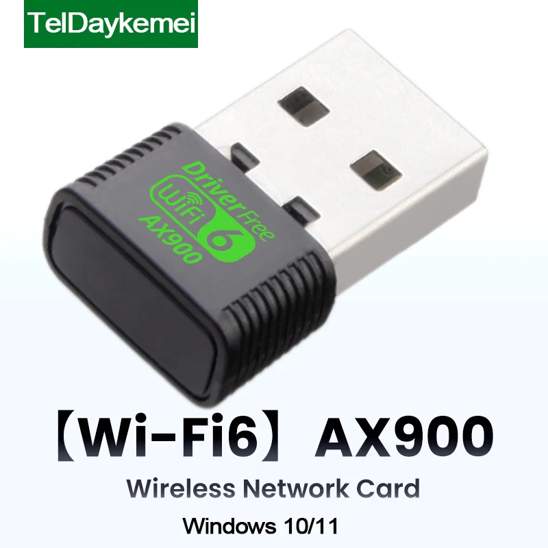 

AX900 USB WiFi 6, адаптер, двухдиапазонный 2,4G/5 ГГц, USB Wi-Fi, сетевой беспроводной приемник, драйвер, бесплатный Windows 10/11