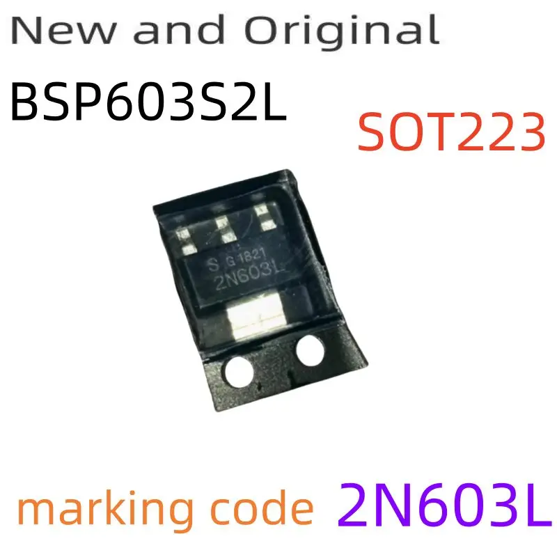 

BSP603S2L SOT223 55V 5.2A N-Channel OptiMOS Power-Transistor marking code 2N603L