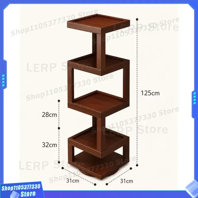 Modern Wooden Side Cabinet for Living Room Dining Area Multifunctional Corner Shelf Book Storage Box Home Decoration