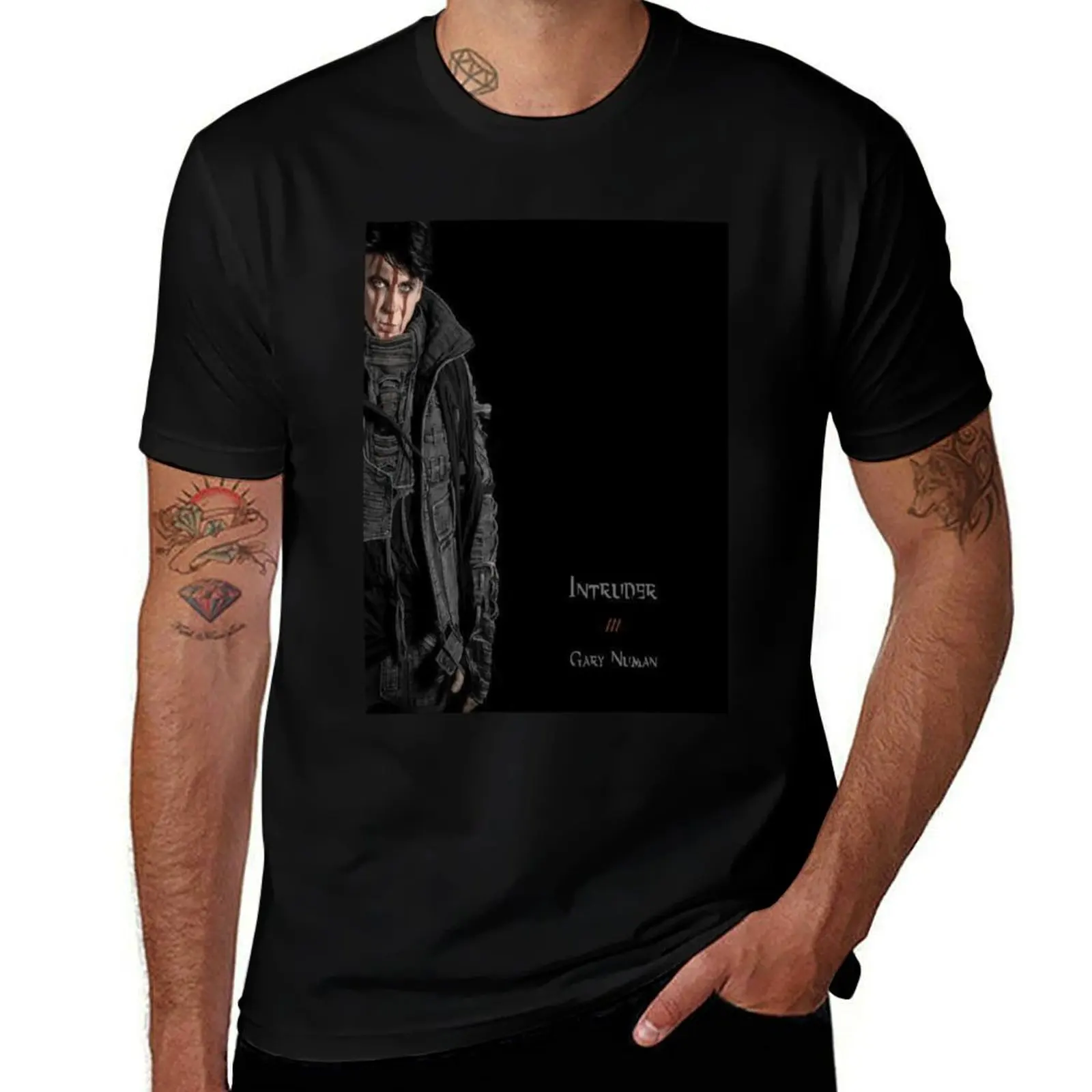 

Gary numan T-Shirt man graphic t shirt cotton tshirt 100% T-Shirt