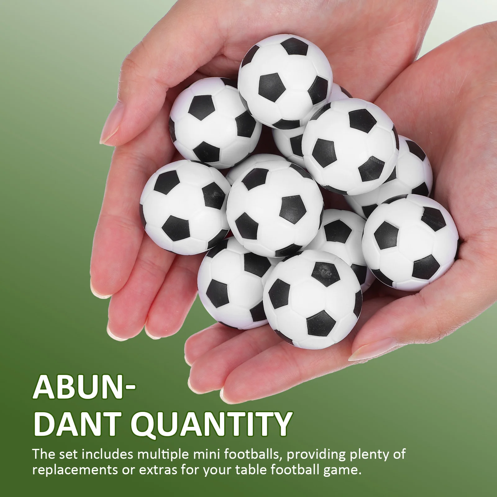 12 個テーブルサッカーミニフーズボールボール ABS 耐久性のあるデスクサッカーボール交換用テーブルゲーム用品サッカーアクセサリー