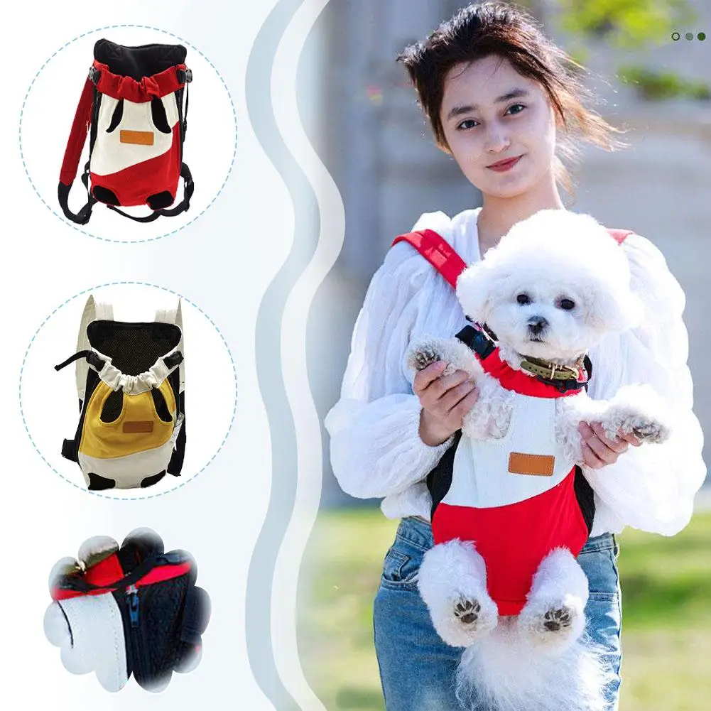 1pcs Carry S And Dogs Backpacks Outhood Portable Chest Breathable And Four Backpacks Legged Pet Dog Supplies Adjusta O0n2