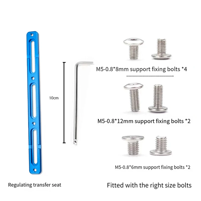 

Bicycle Bottle Cage Mount Adapter Aluminum Alloy Road Bike Bottle Cage Regulator Multifunctional Cycling Supplies Durable Black