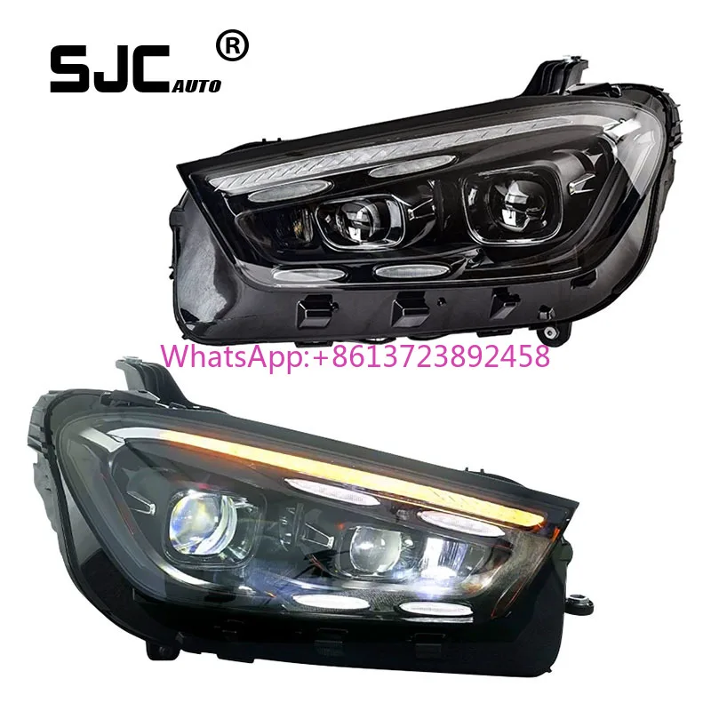 

Auto New Style for Mercedes Benz GLE W167 Headlight Assembly 20-24 Modified LED Lens Daytime Running Lights Car Accessories