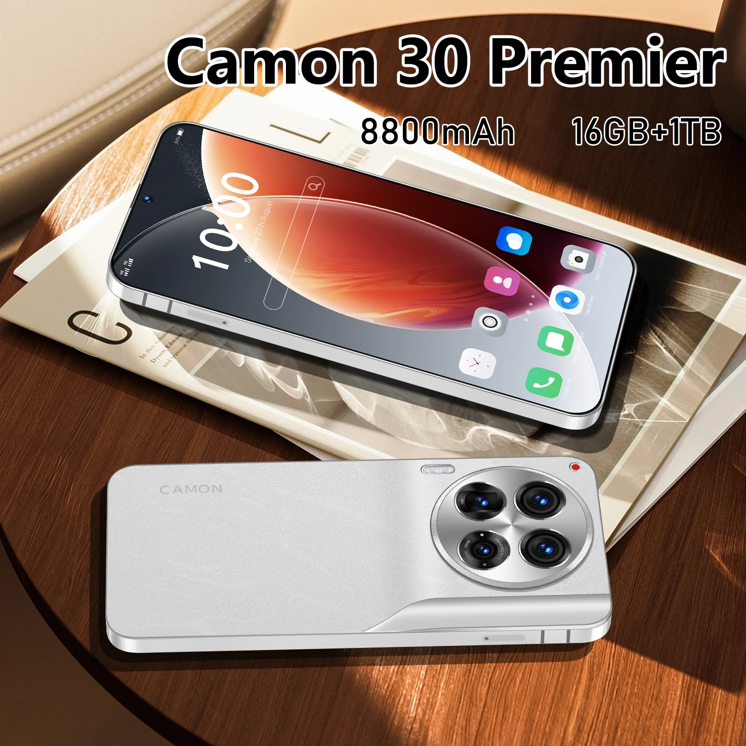 

Global Version Smartphone Camon 30 Premier 5g 7.38 Inch Screen Cellphones Snapdragon 8 Gen3 16GB+1TB Android 14.0 Celulares