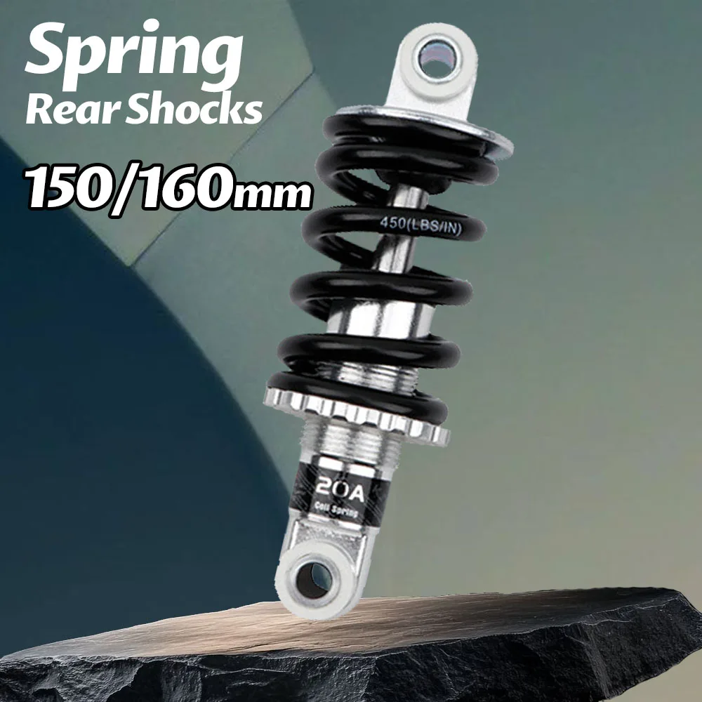 

150mm 160mm Spring Shock Absorber Compression Mtb Rear Coil Suspension For Mountain Bike Folding Bicycle Electric Scooter