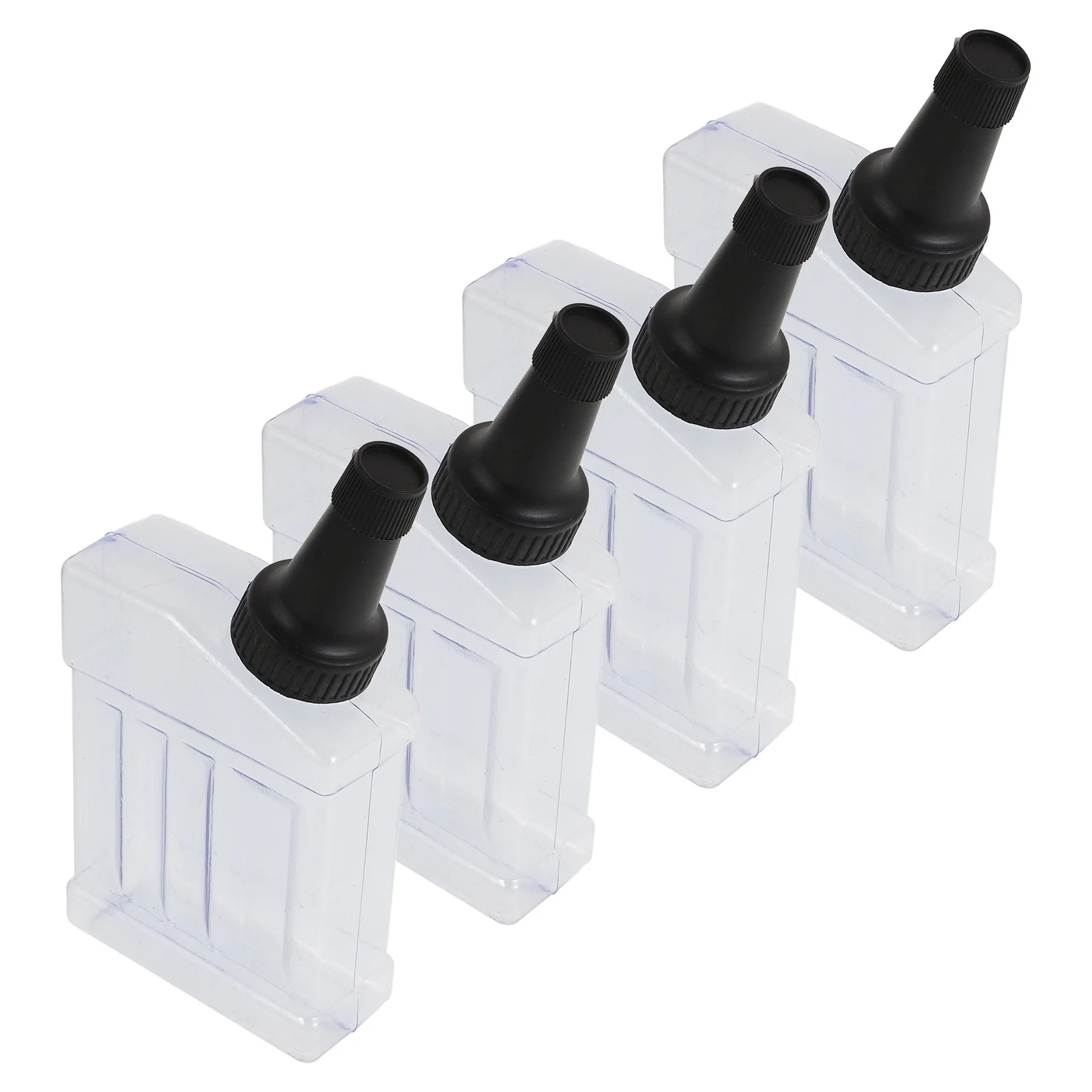 4 قطع من حاويات العبوات الفرعية البلاستيكية القابلة لإعادة الاستخدام مع أغطية لسهولة التخزين والنقل لعبة السفر متعددة الأغراض