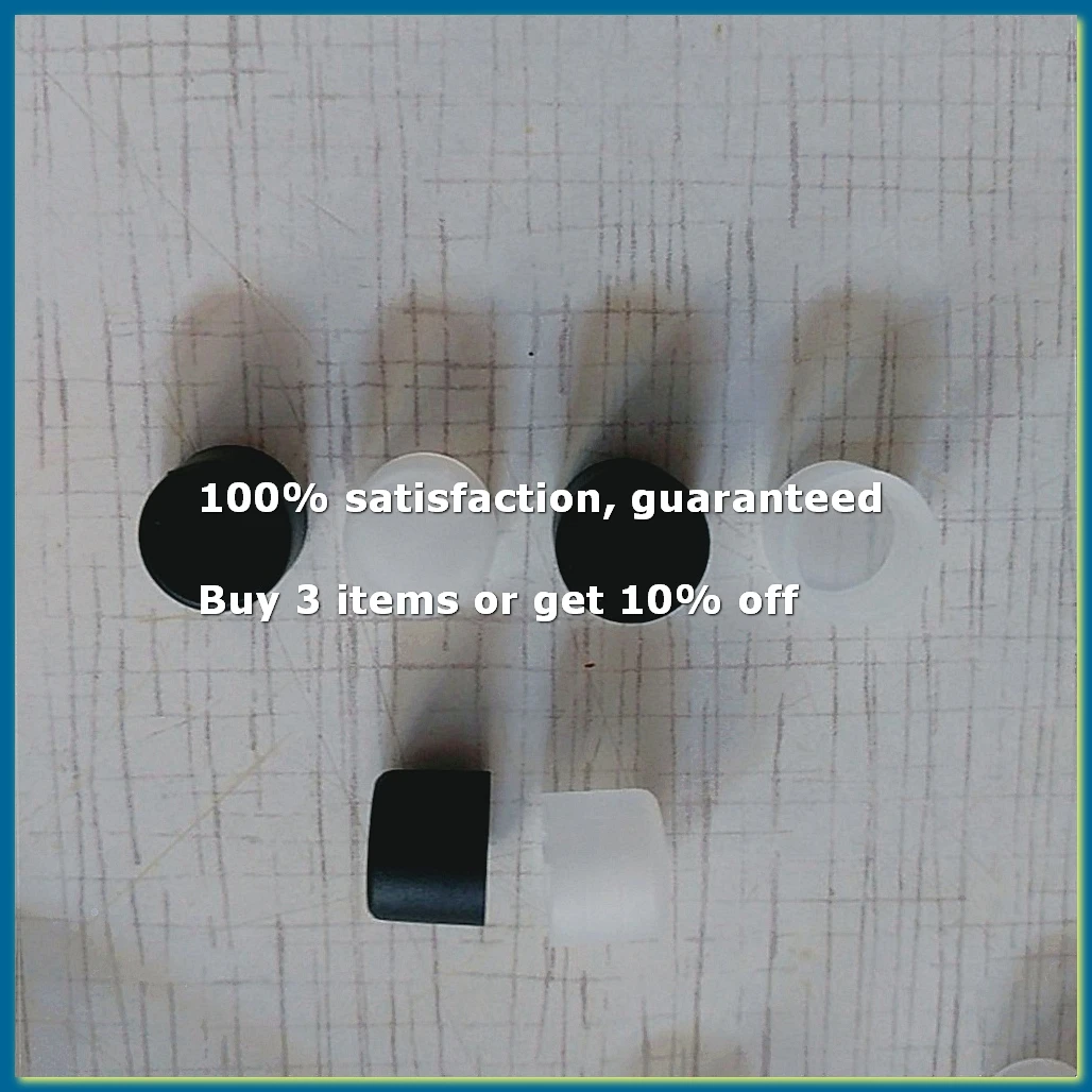 500Pcs/Lot Plug Protective Cover Audio Lotus Head Lotus Block Plug Dust-Proof Cover Dust-Proof Cap, Transparent
