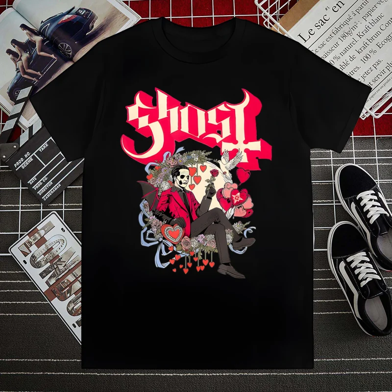 شبح الفرقة شبح B.C Harajuku تي شيرت الصيف الرجال/النساء الهيب هوب مضحك قميص مطبوع الشارع الشهير تي شيرت قصيرة الأكمام بلايز #2