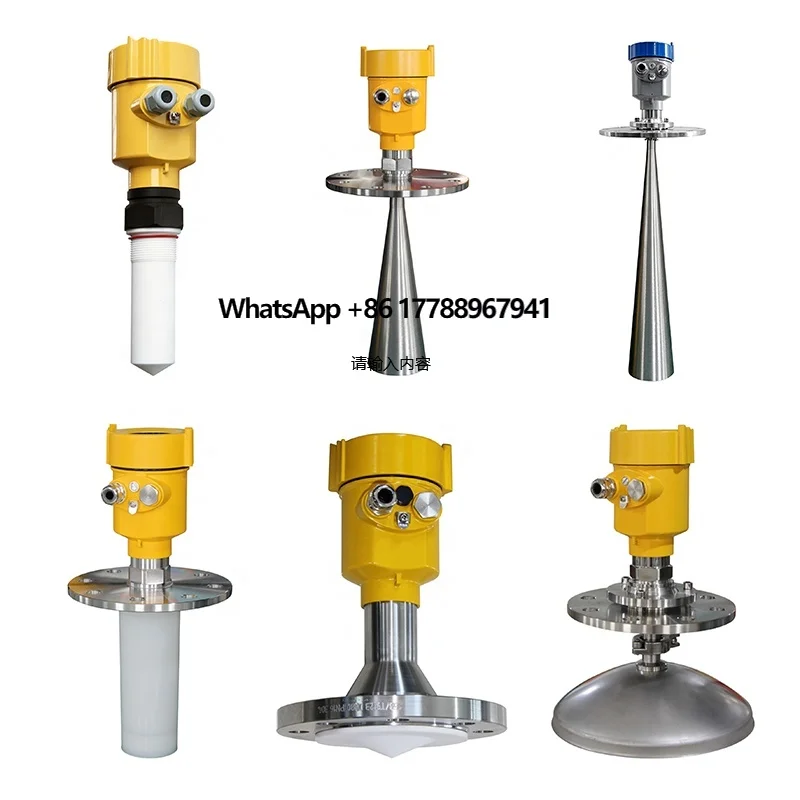

80Ghz Smart Liquid High Frequency radar Level Transmitter 4-20ma Hart RS485 Tank Silo Bin Cement 120m Level Meter Manufacturer