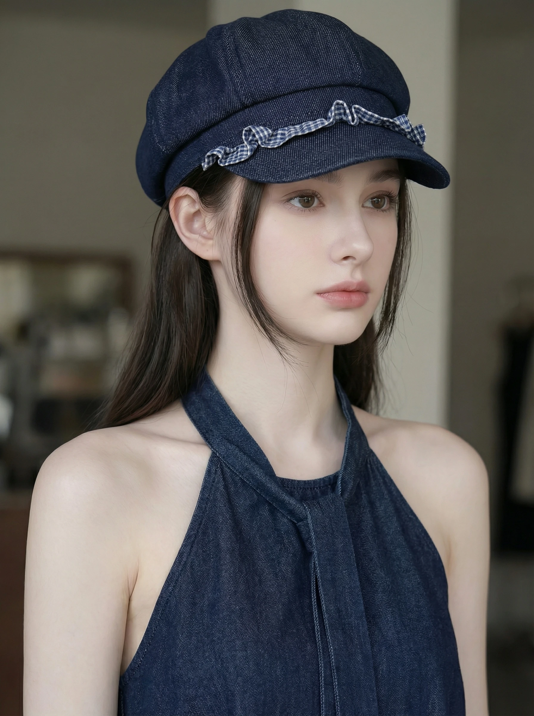 chapeau-octogonal-en-jean-a-carreaux-et-volants-pour-femme-collection-printemps-2026-effet-amincissant-casquette-de-peintre-naits-keits-en-coton-floral