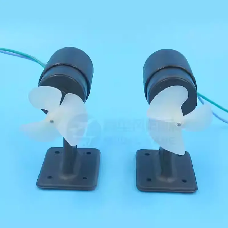 Propulsor submarino cepillado de 10-20V, Motor impermeable CW CCW, propulsor de potencia subacuática para barco RC, barco de juguete