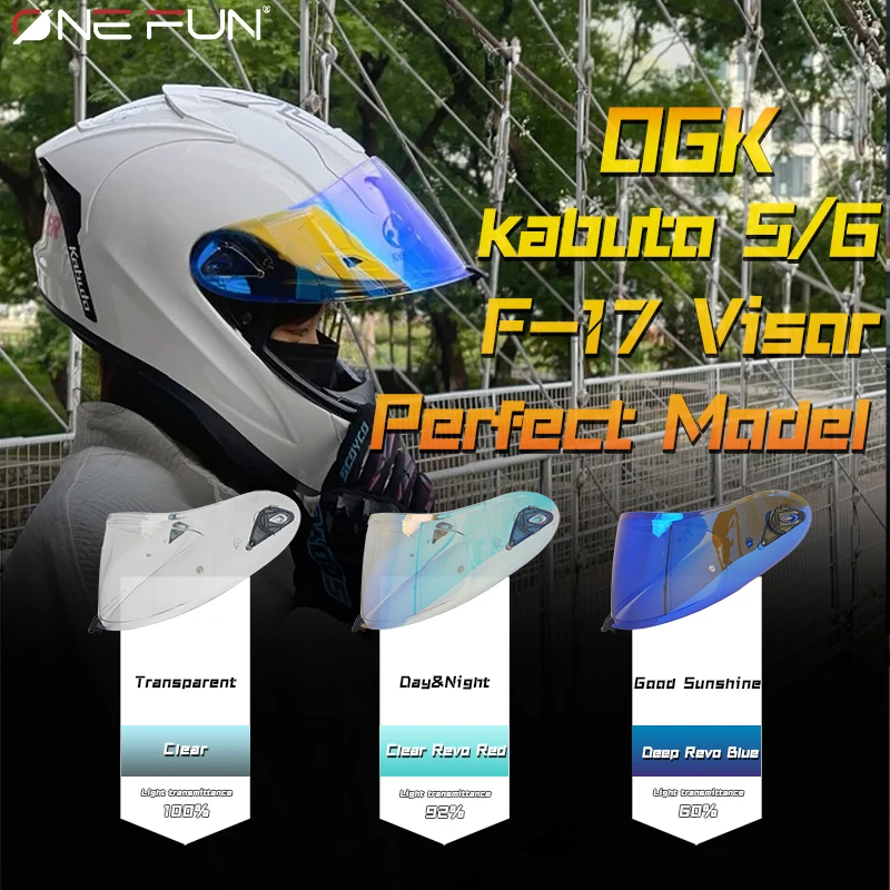 Motorcycle Helmet Full Visor Full Face For OGK Kabuto Aeroblade-5 UV Anti-scratch Wind Shield Glasses Visor Moto Accessories