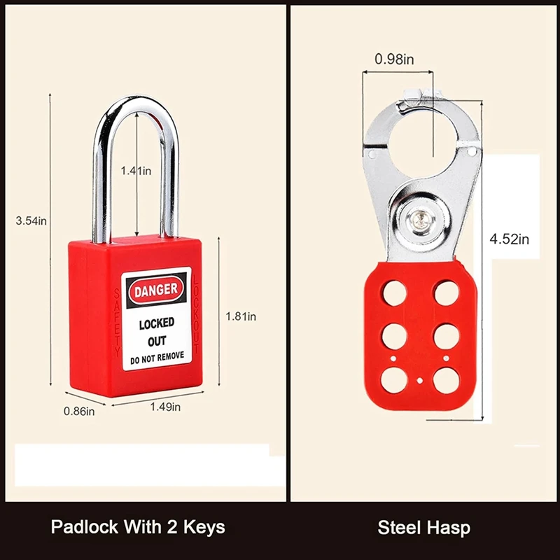 Lockout Tagout Kit, Lock Out Tag Out Kits Electrical, Group Lockout Hasps, Loto-Tags, Lock Out Tag Out Padlock