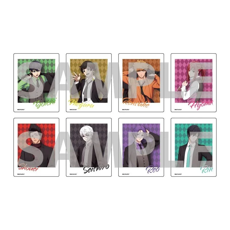 

Japan Goods Blue Lock Acrylic Cards Suit Ver. New Drawing Blue Lock