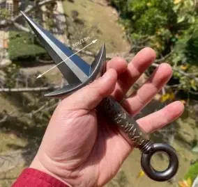 Konoha Gakure 4ème Hokage Namikaze Minato Boîte 24cm Ninja Kunai