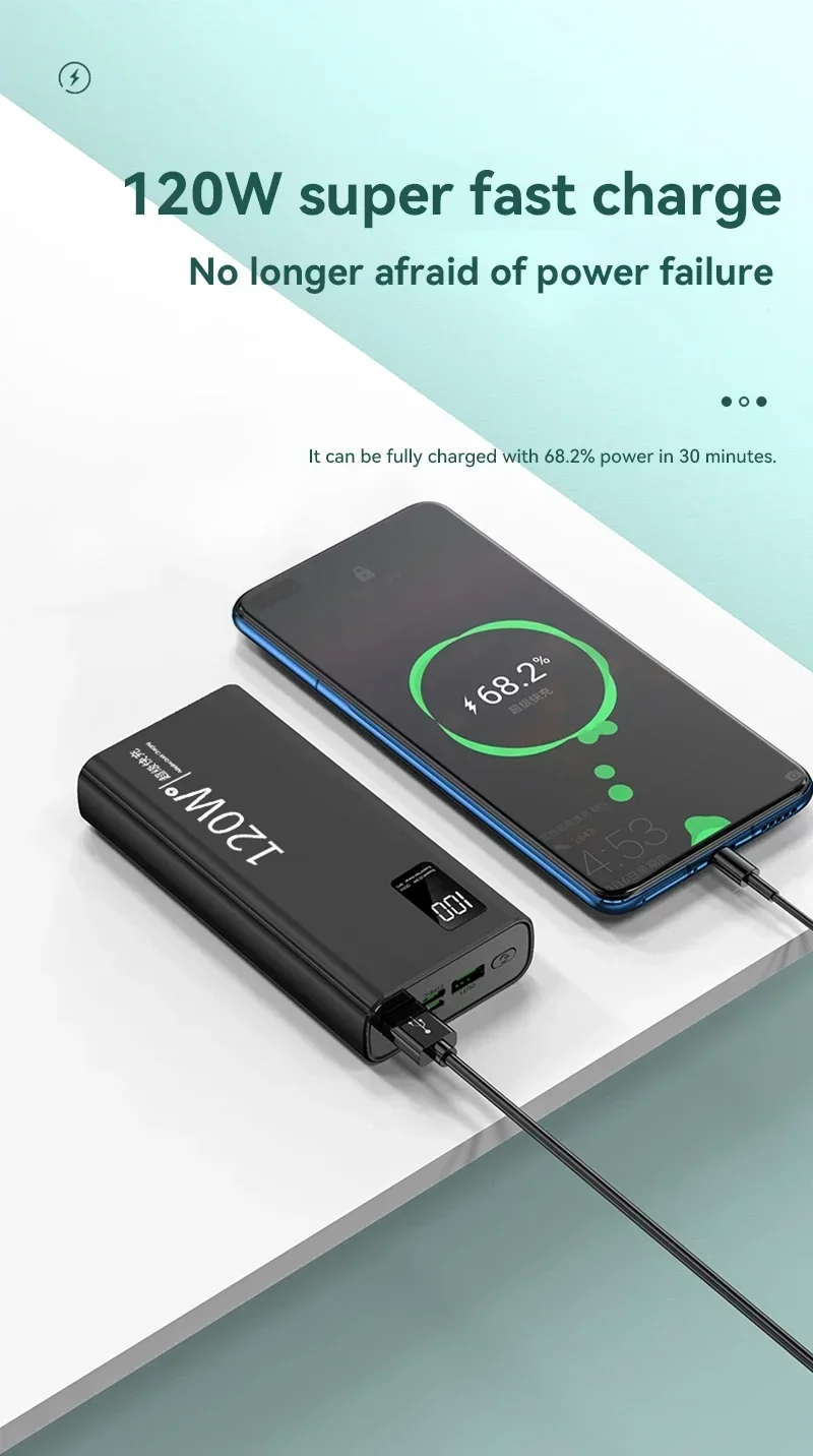 ROMOSS 500000mAh Power Bank Super Fast Charging Large Capacity External Battery Charging Powerbank for All Mobile Phones - view 5