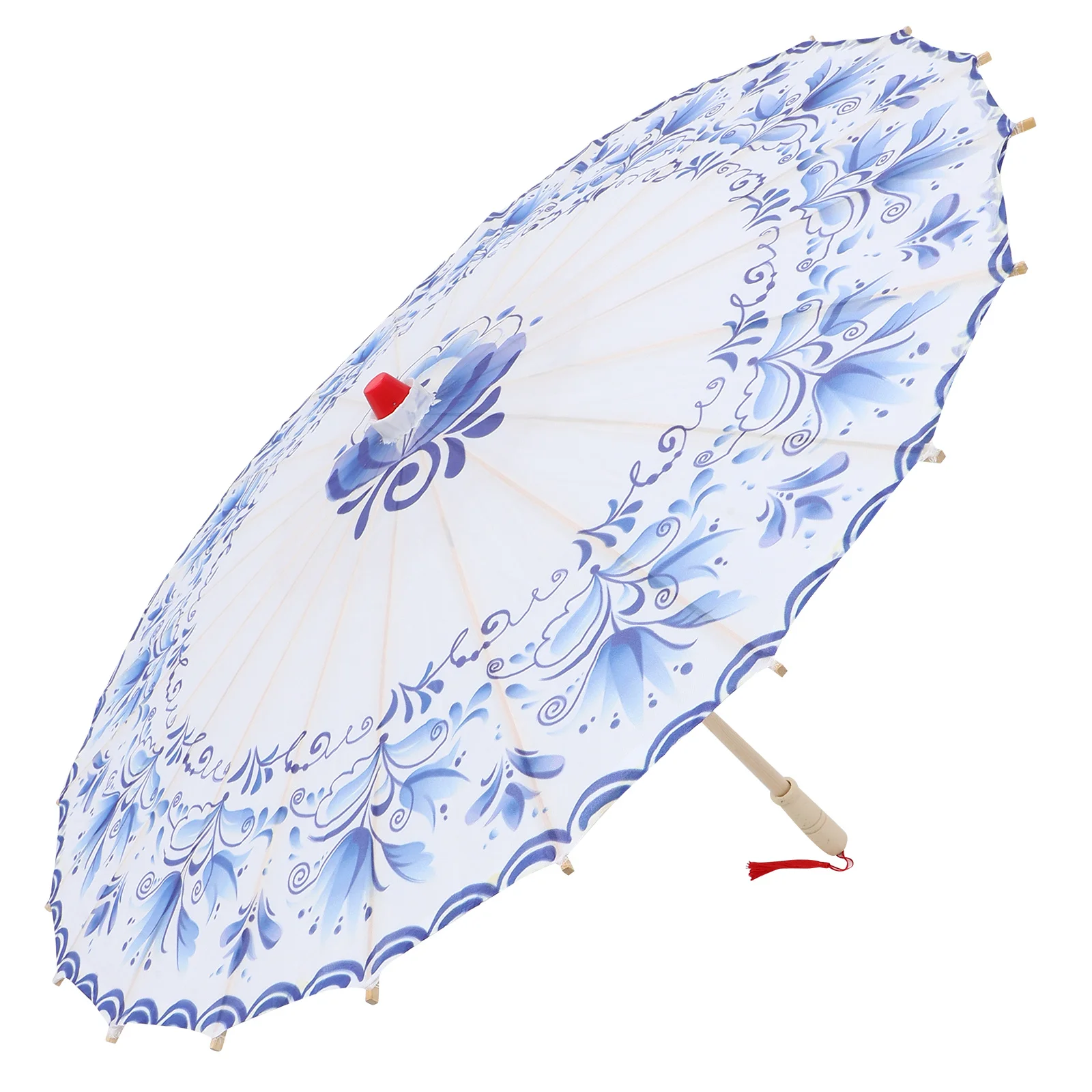 

Chinese Style Oil Paper Umbrella Vintage Handheld Portable Photography Prop Traditional Wedding Stage Performance Decorative