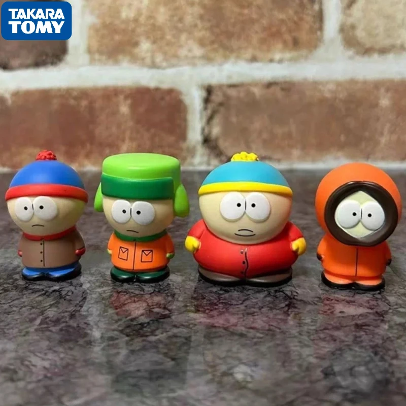 

TAKARA TOMY оригинальные 4 шт. Gashapon South Park игрушки для детей подарок Стэн Кайл Эрик Кенни фигурка Коллекционная модель украшения игрушки