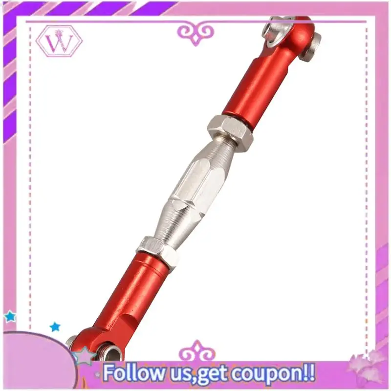 

Модернизированный 5 комплектов для Wltoys 144001 1/14 запасные части для радиоуправляемого автомобиля, металлическая тяга, сервопривод, набор рулевых тяг, красный