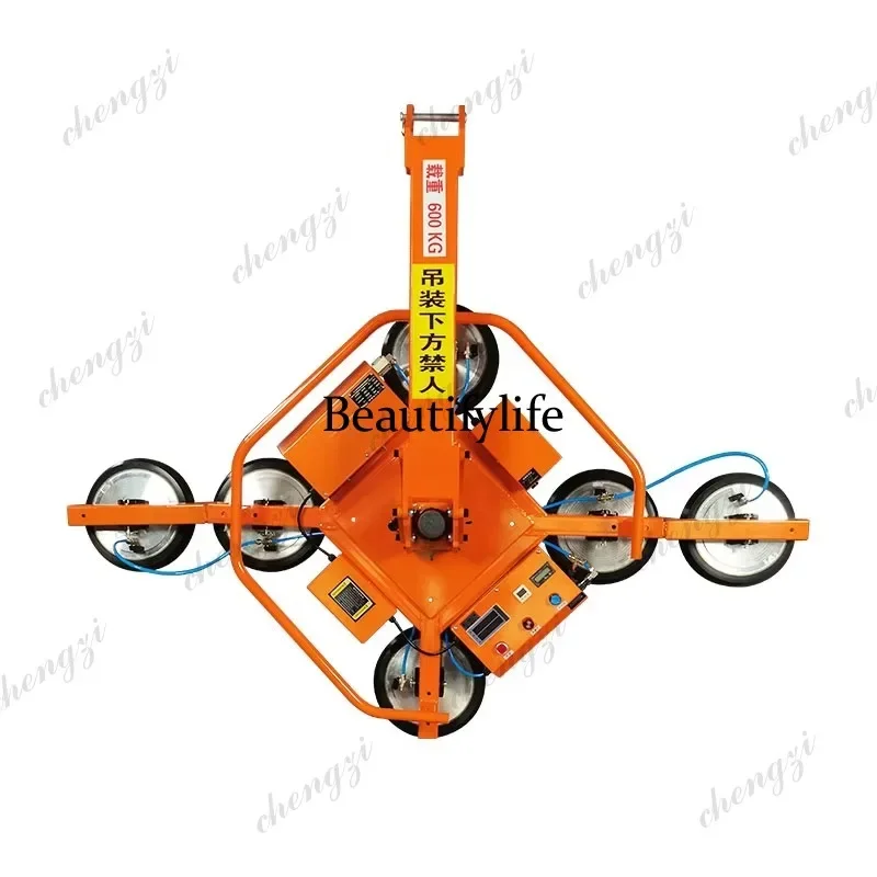 a55  Electric Glass Vacuum Lifter Construction Portable Reversible Curtain Wall Suction Crane Glass Handling Lifting Equipment view 3