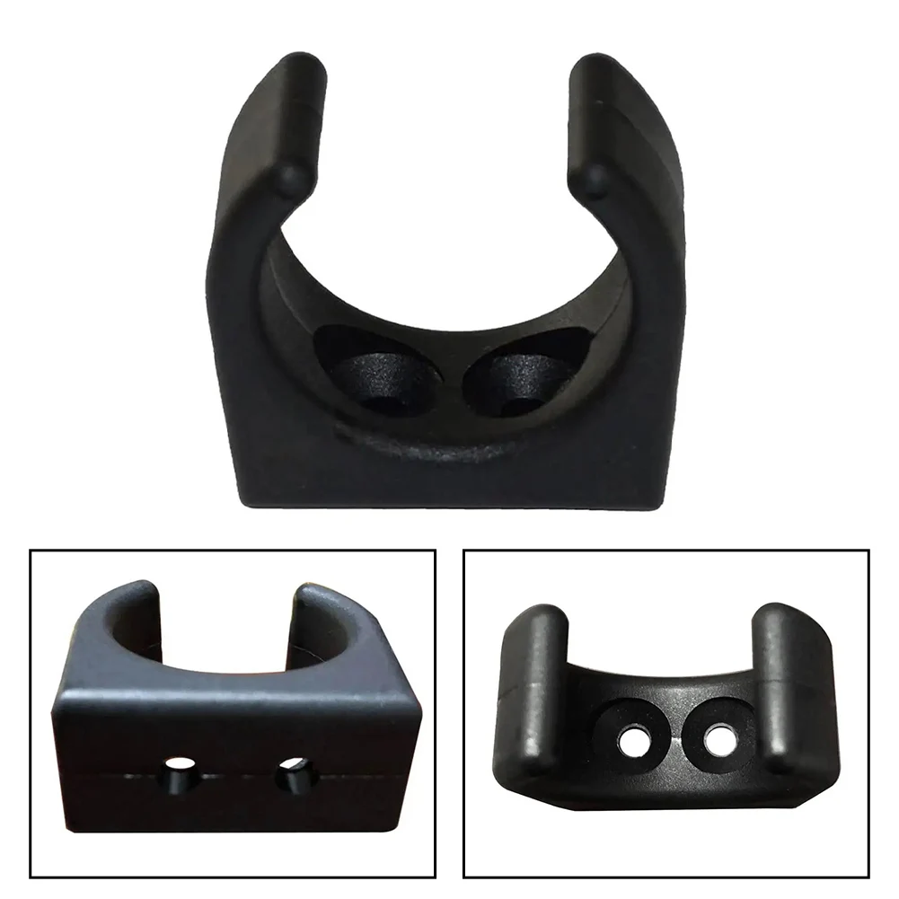 

Boat Hook Clip Mounting Solution for 1 1/4 Pole Tubes Used with Fishing Rods Boat Ladders Gaffs and Related Gear on Watercraft