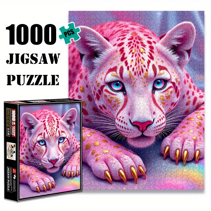1000Pcs Pink Leopar… - image