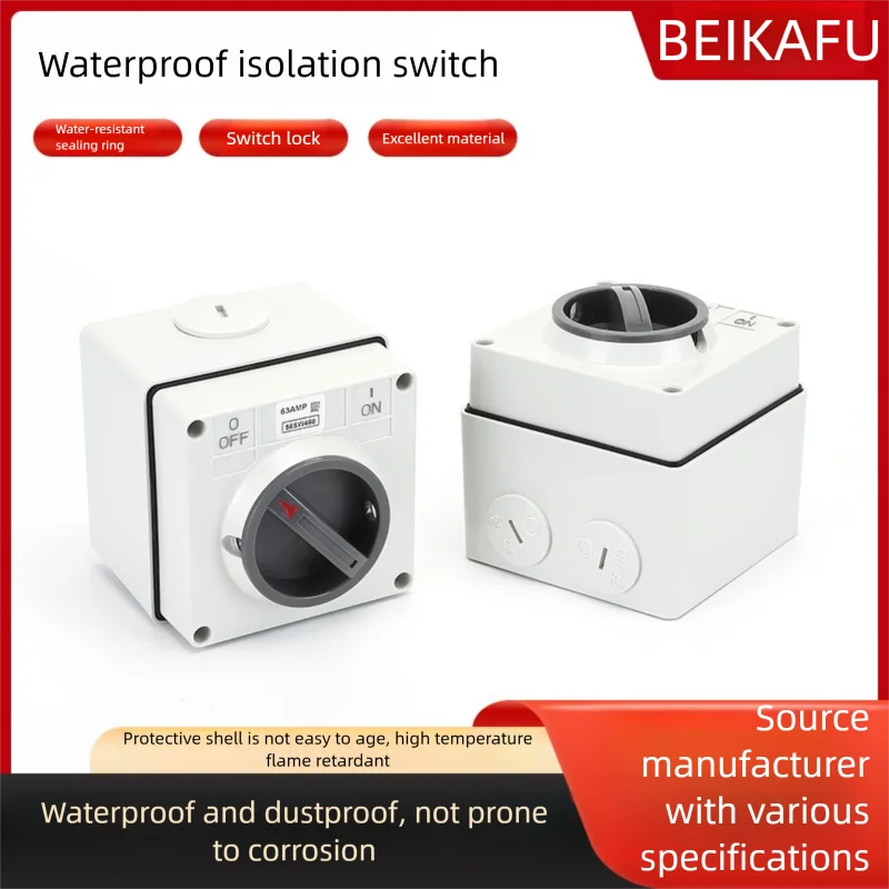 

Непроницаемый прерыватель для измерений, прерыватель, предотвращающий уровень, seutz Sumergir en 2 отверстия 32A, 50 Гц,